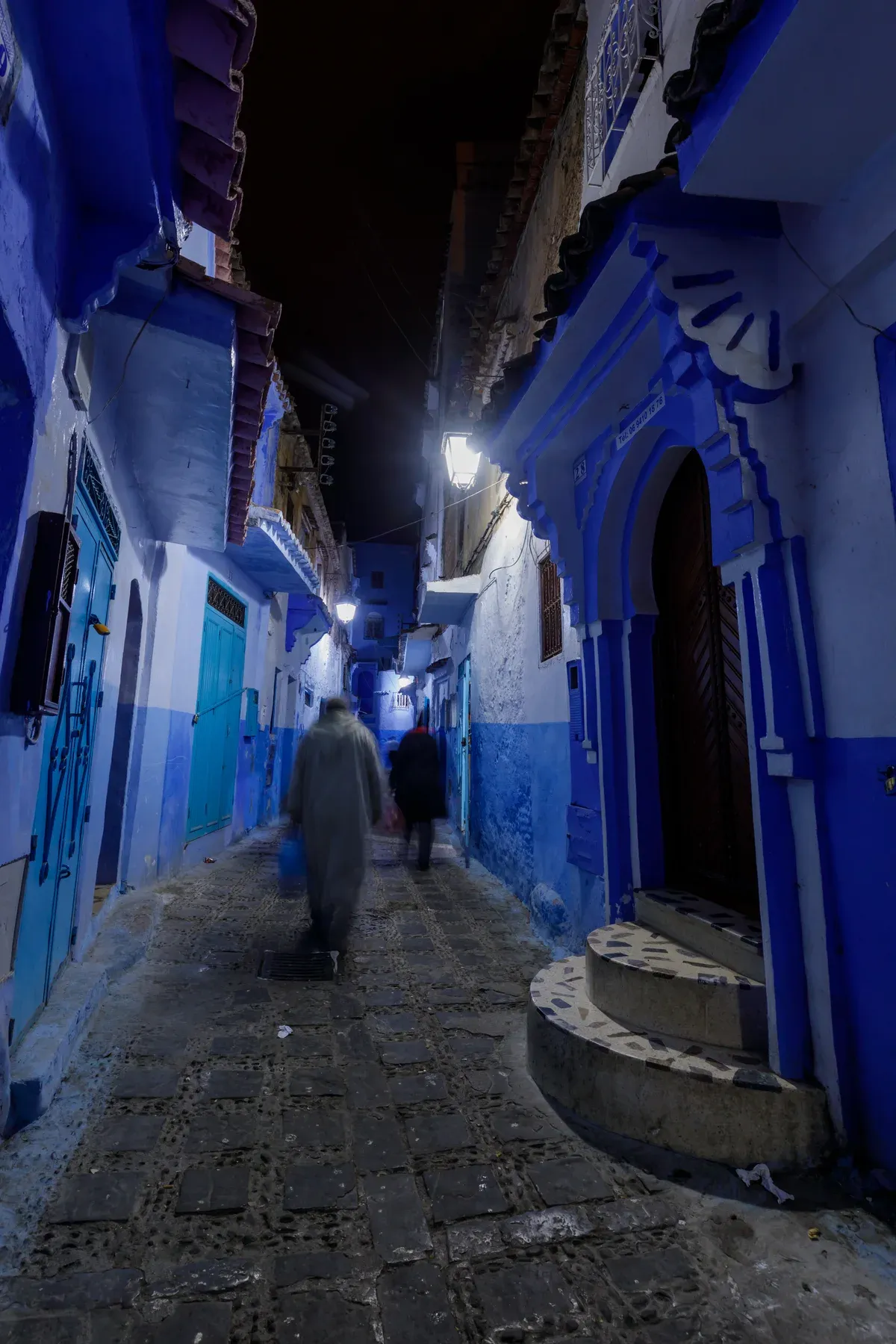 Blue-washed lanes of Chefchaouen on a Morocco tour package, Chefchaouen, Morocco